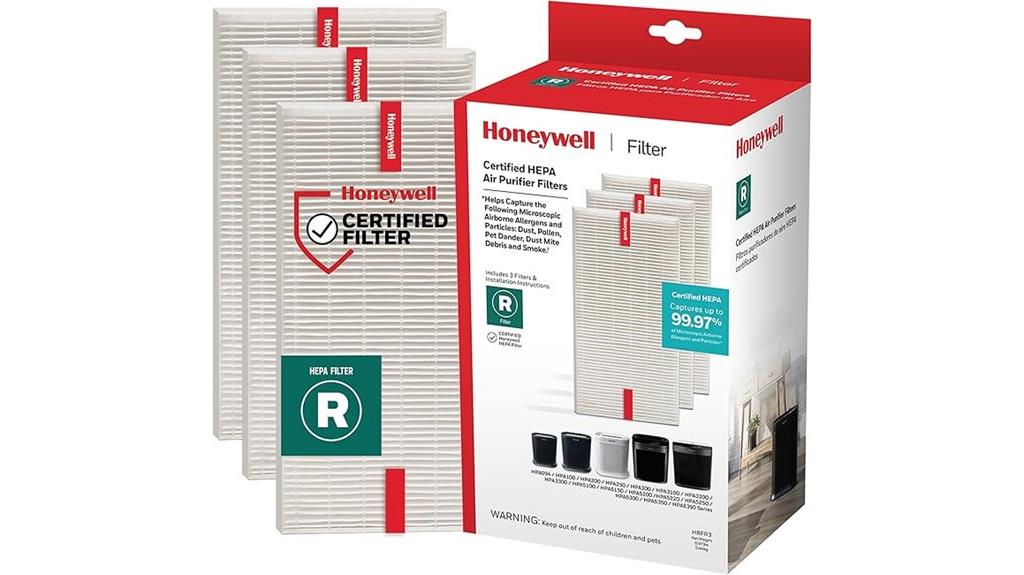 honeywell hepa filter pack