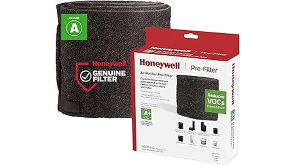 honeywell odor reducing pre filter