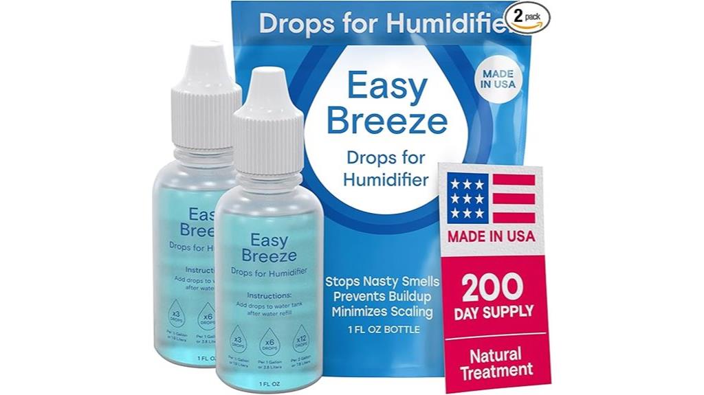 humidifier cleaner drops pack