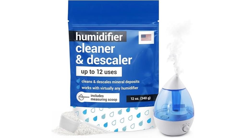 humidifier cleaning descaling powder