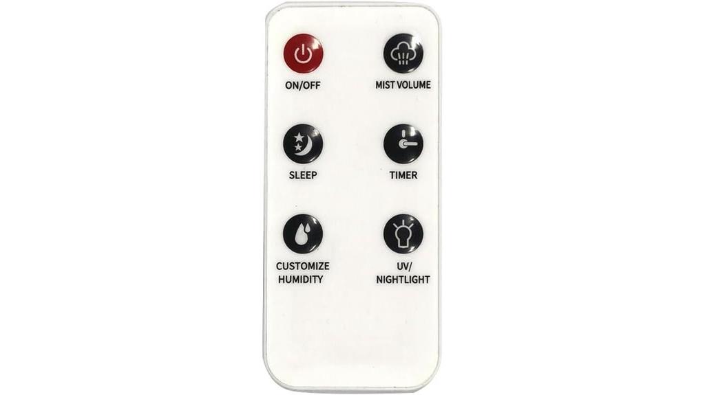 humidifier remote control