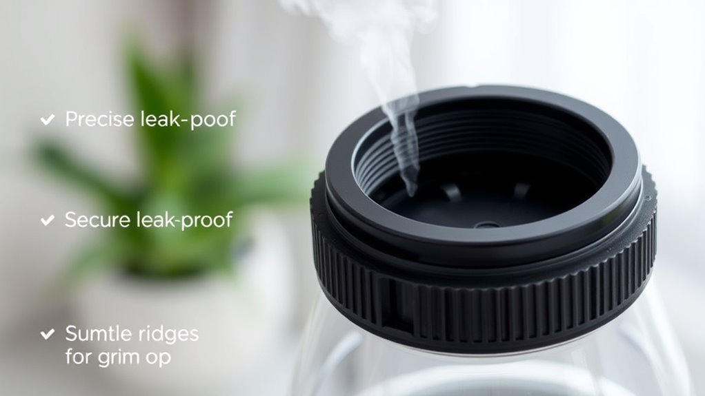 humidifier reservoir cap selection