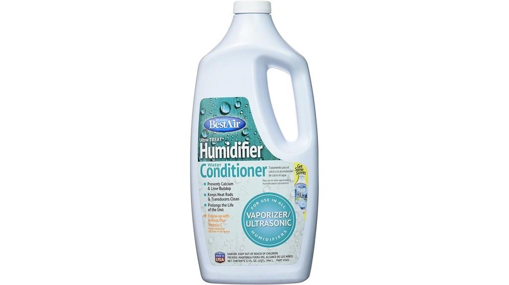 humidifier water scale treatment