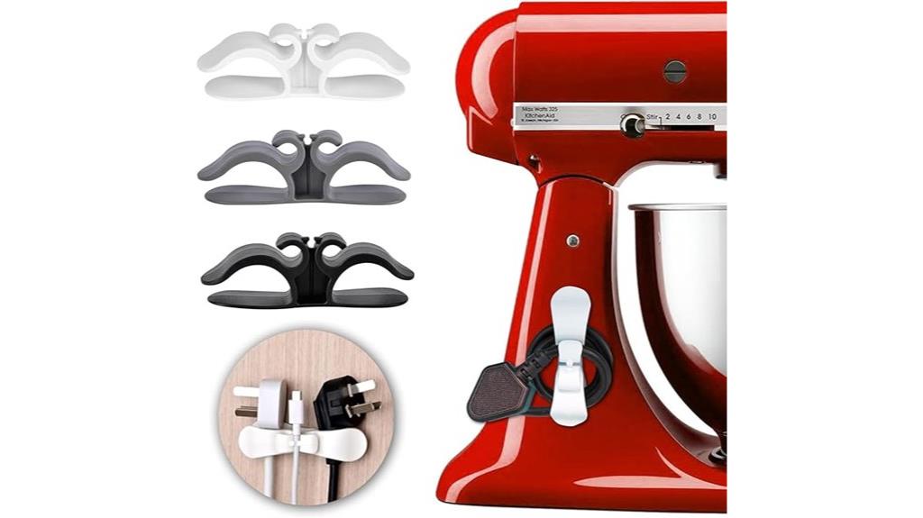 kitchen appliance cord holders