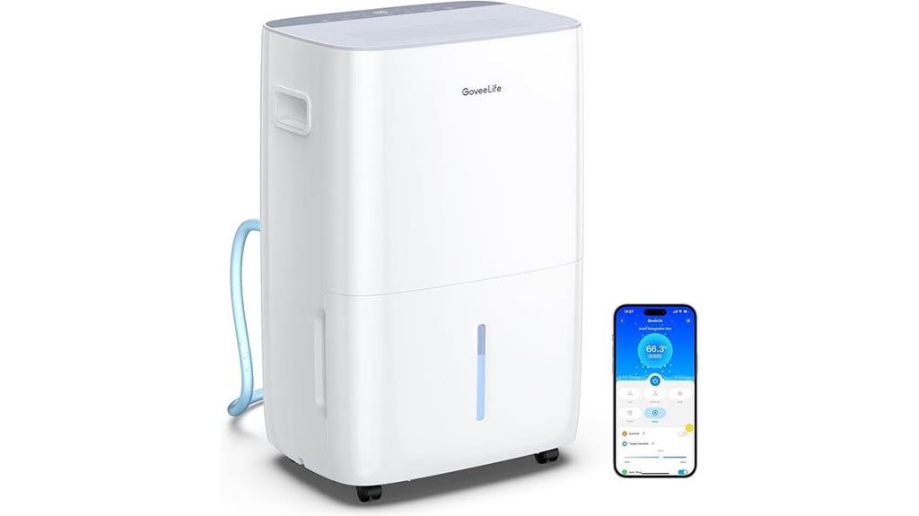 large home dehumidifier capacity
