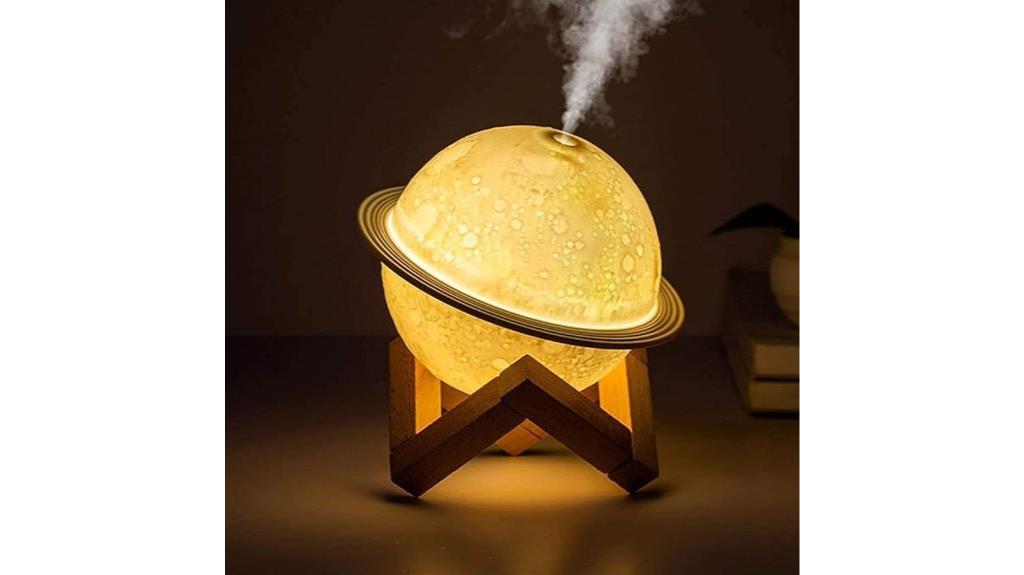moon shaped humidifier light