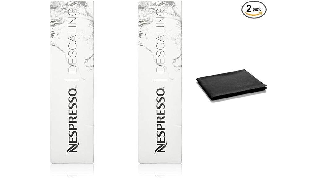 nespresso descaling solution packets