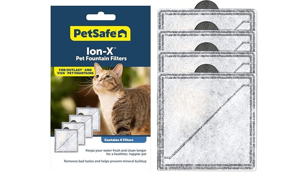 petsafe fountain filters four pack