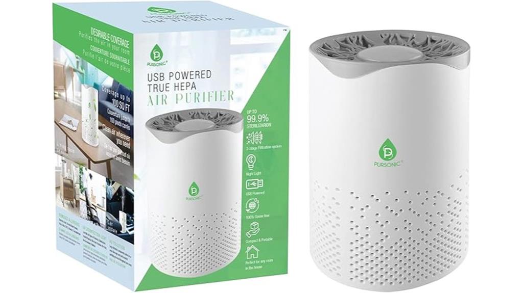portable usb air purifier