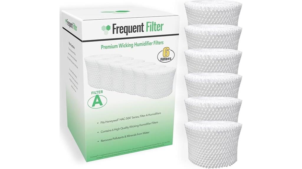 six pack humidifier filters