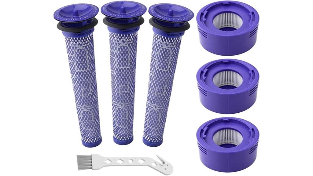 six pack vacuum filters