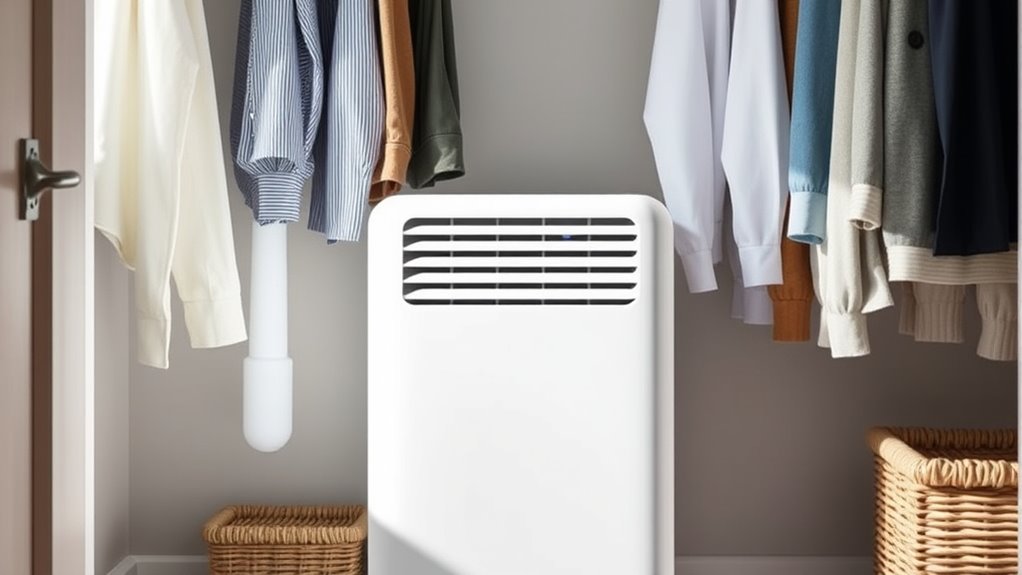 slim dehumidifiers for closets