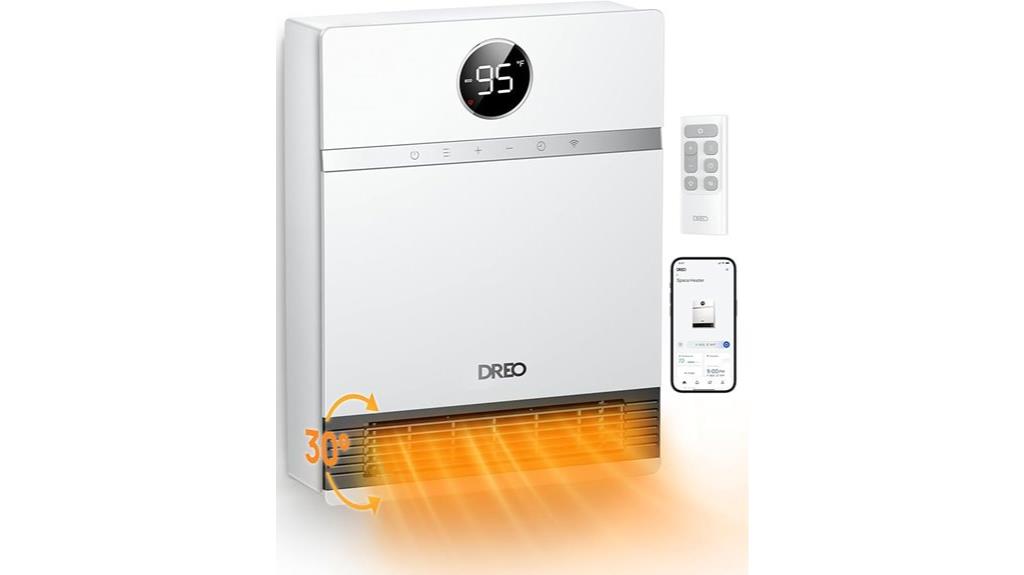 smart wall heater remote
