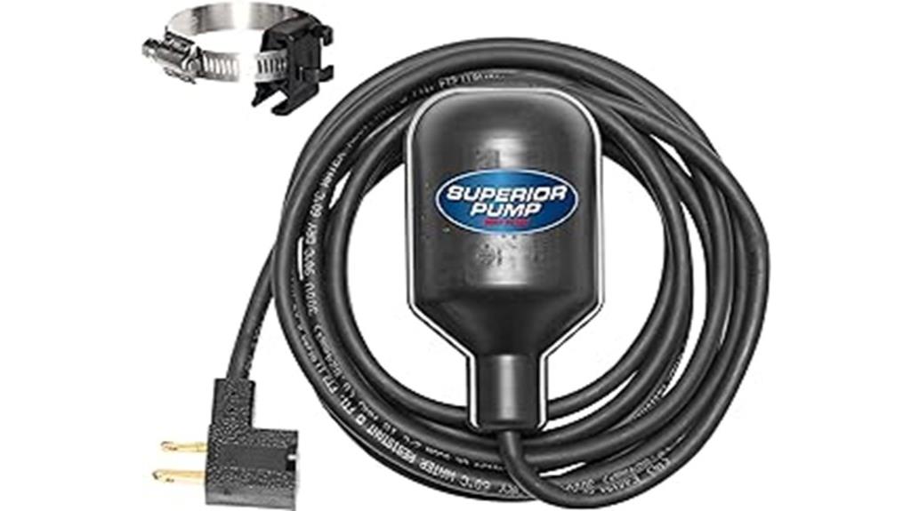 tethered pump float switch