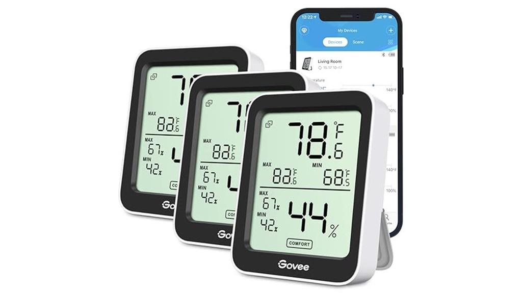 three pack indoor thermometers