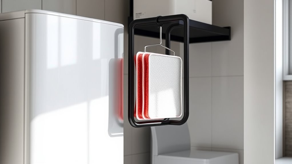 top filter hanger racks