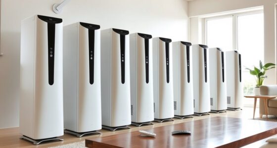 top tower air purifier controls