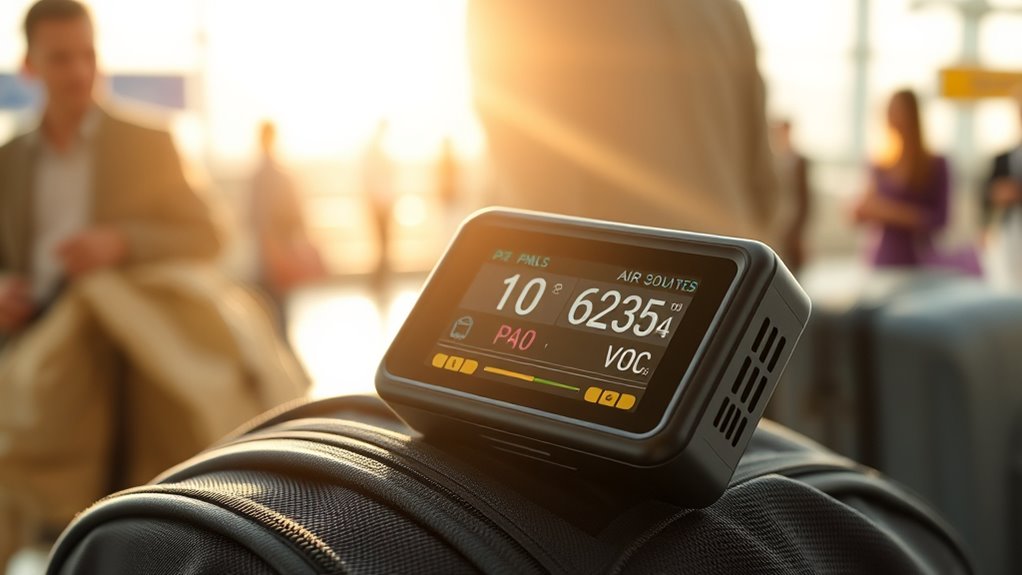 travel friendly air quality monitor