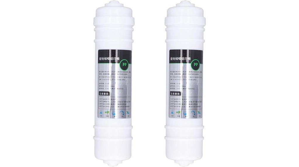 two filter cartridges