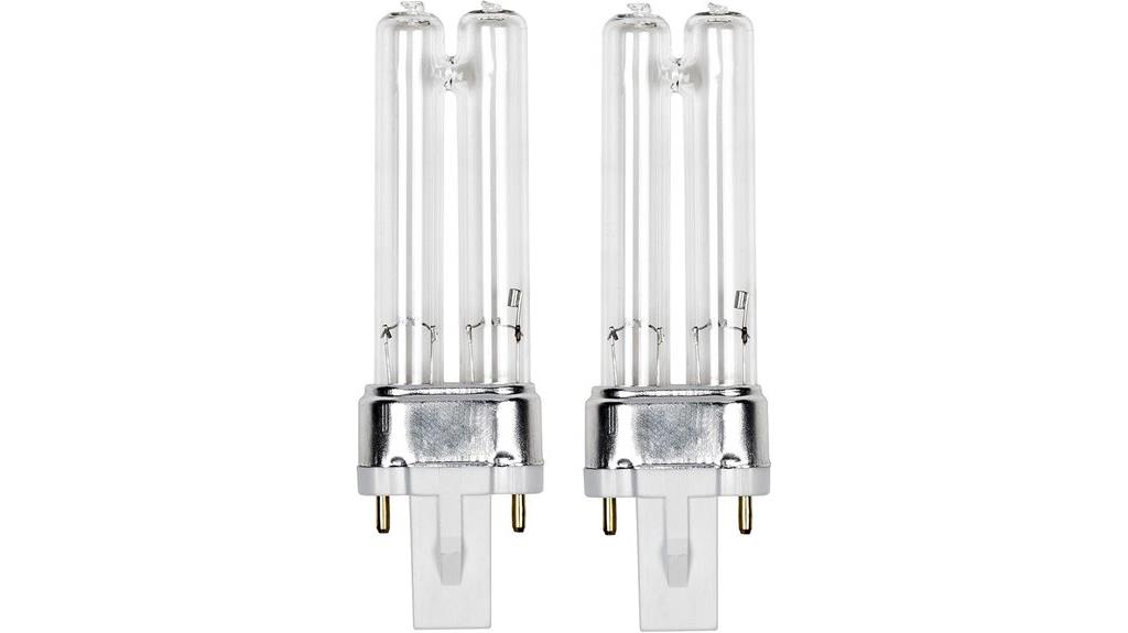 two lb4000 uv bulbs