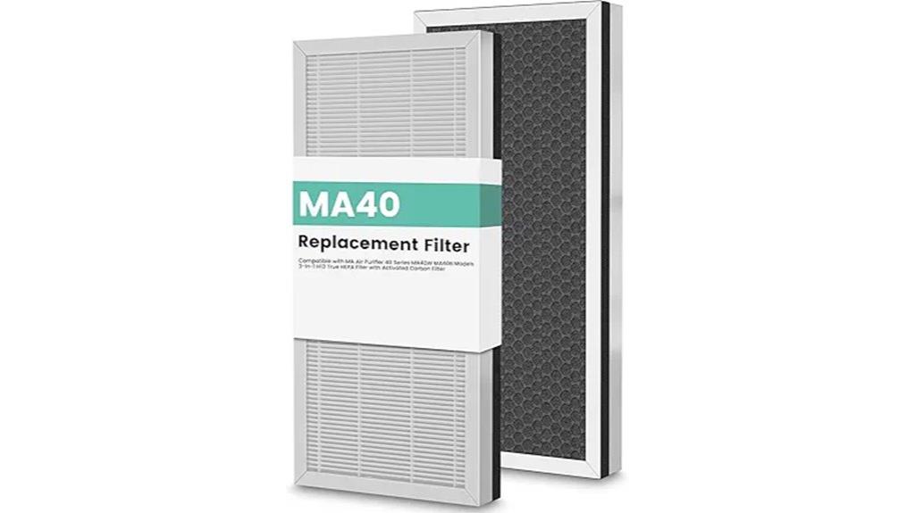 two ma40 filter packs
