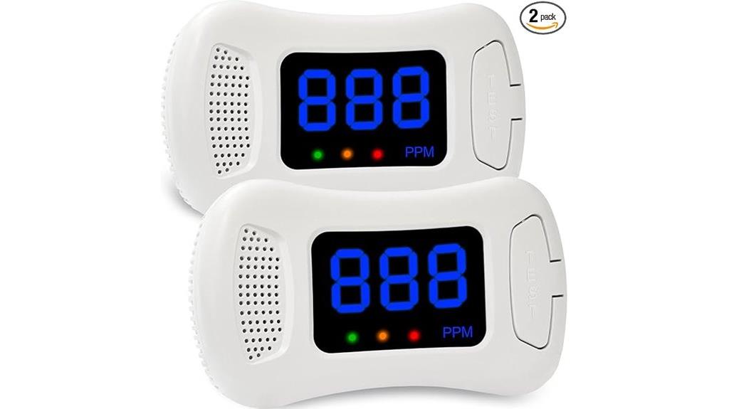 two pack co detectors