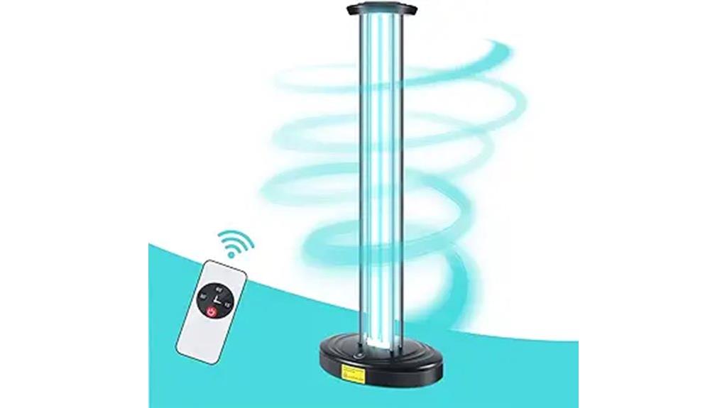 uv disinfection lamp remote