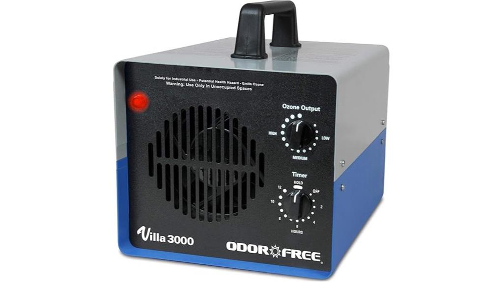 villa 3000 ozone odor purifier