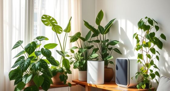 air purifiers and houseplants