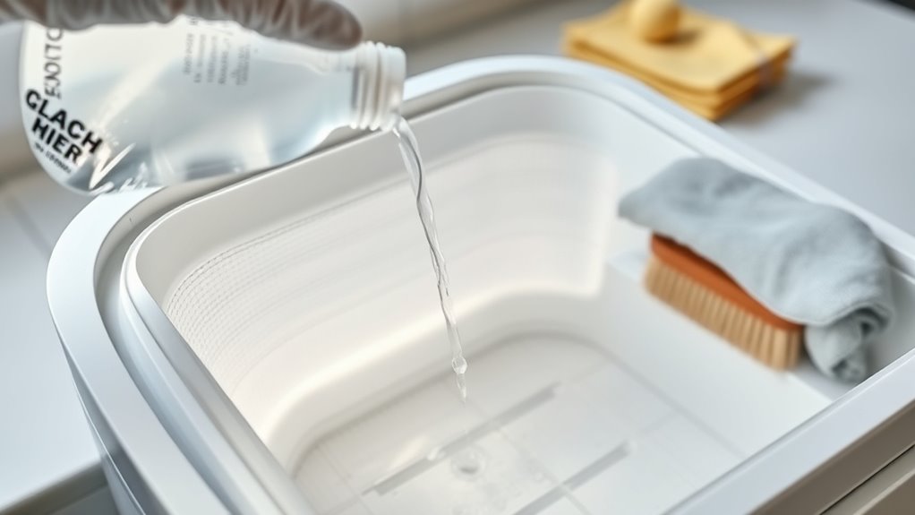 clean and disinfect tank