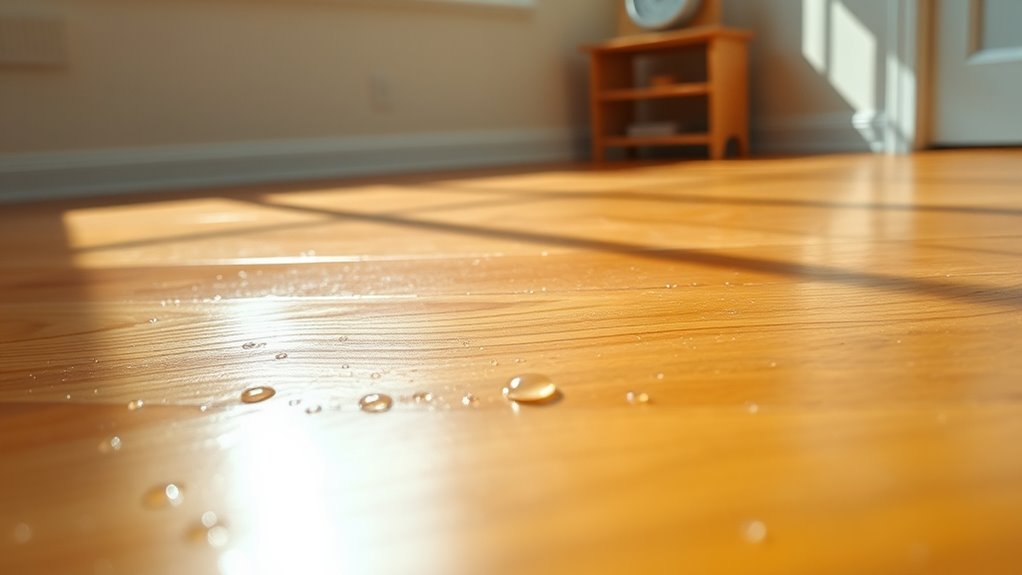 control moisture to protect floors