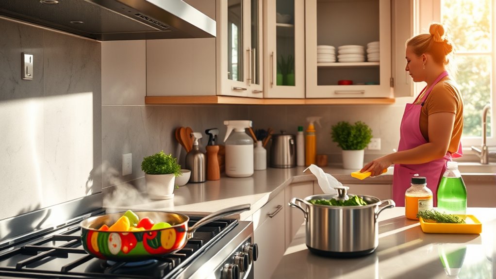 cooking and cleaning vocs