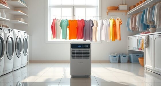 dehumidifiers help indoor laundry