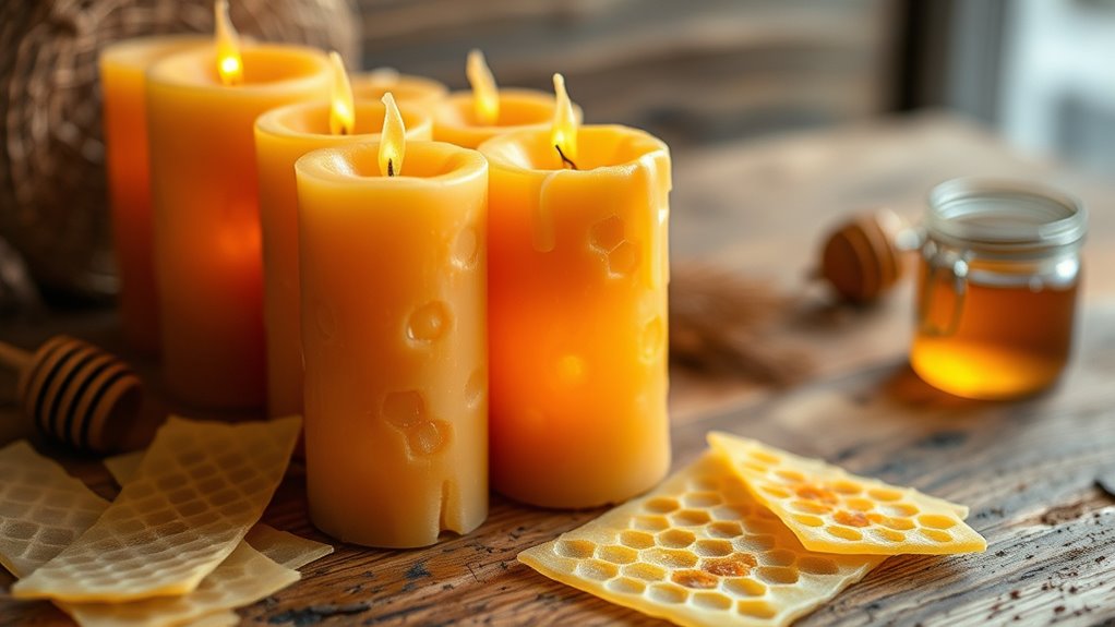 homemade beeswax candle safety
