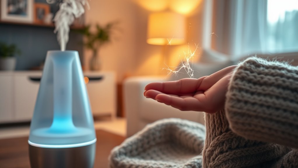 humidifiers reduce static shocks