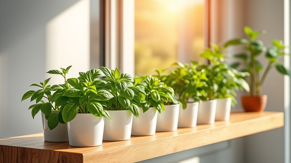 indoor herb garden care