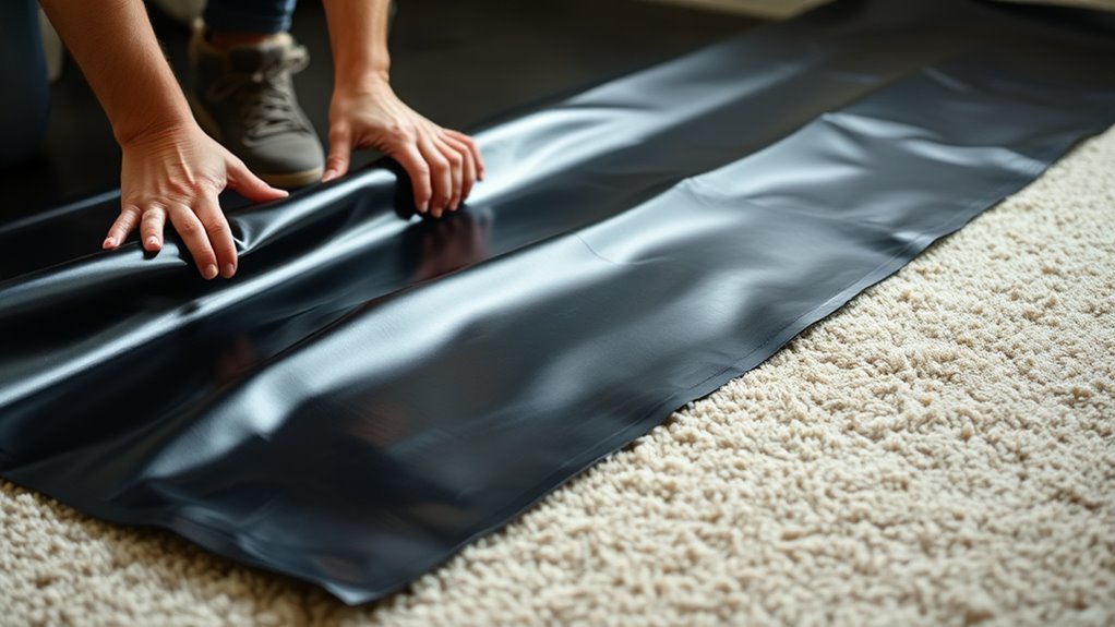 proper moisture barrier installation