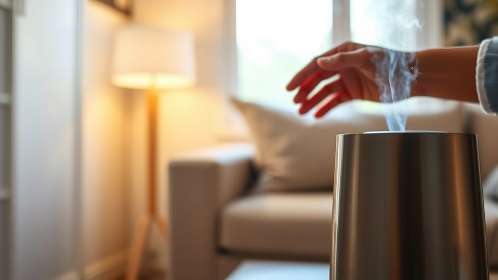 use humidifier for static