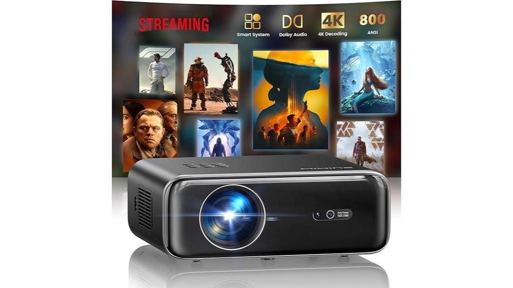 4k outdoor smart projector