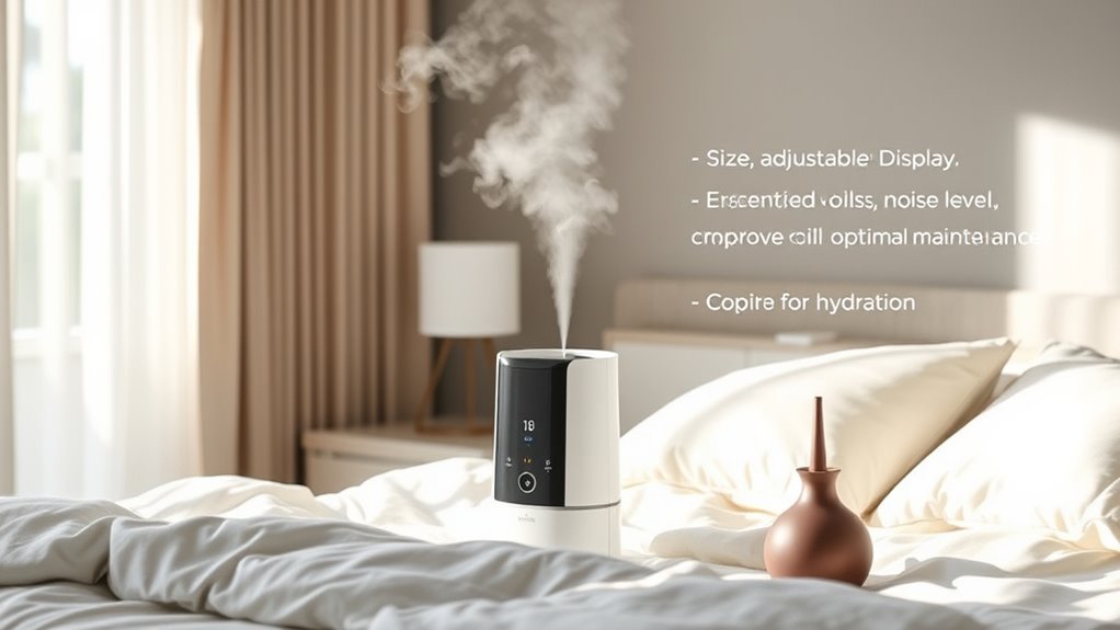 bedroom humidifier selection criteria