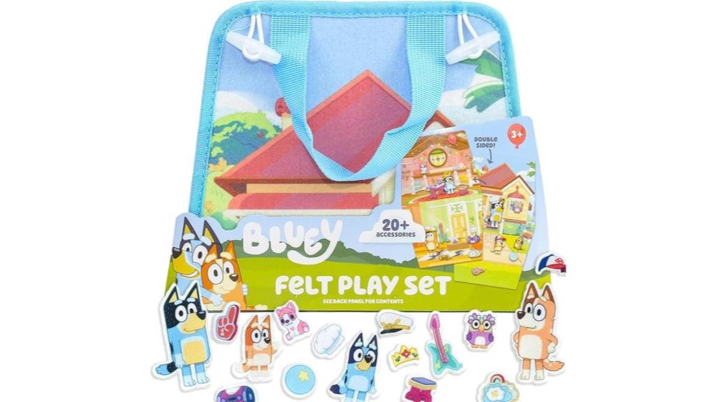 bluey playhouse with figures