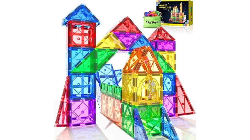magnetic tiles building set