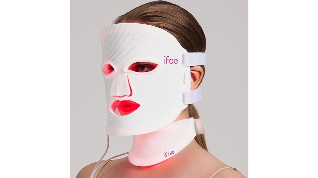multi color led face mask