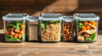 top durable glass meal containers
