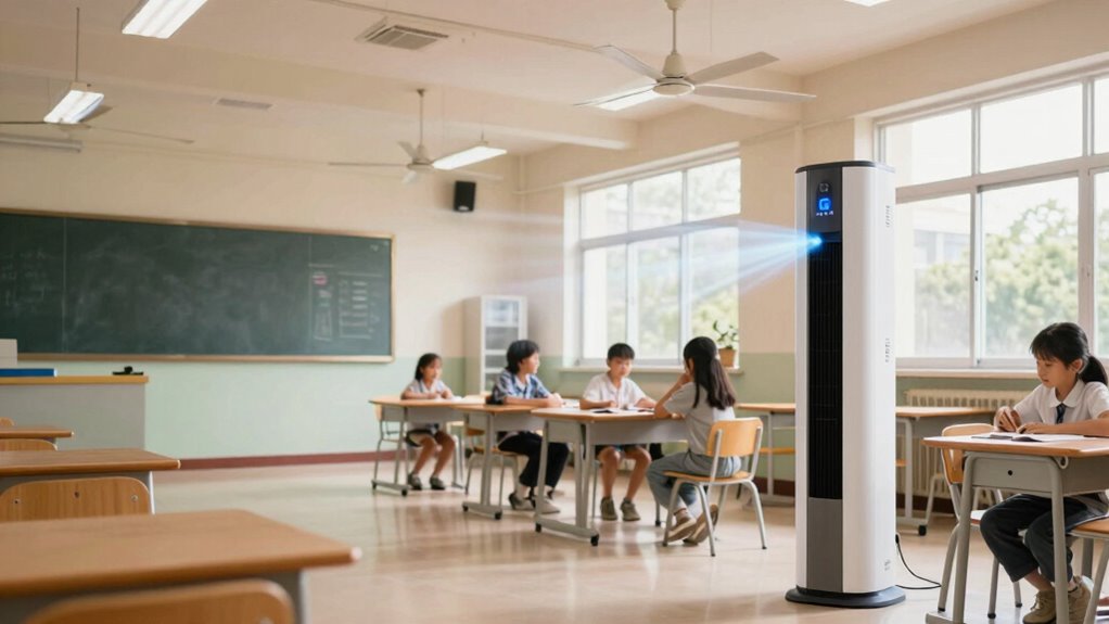 classroom air purifier selection