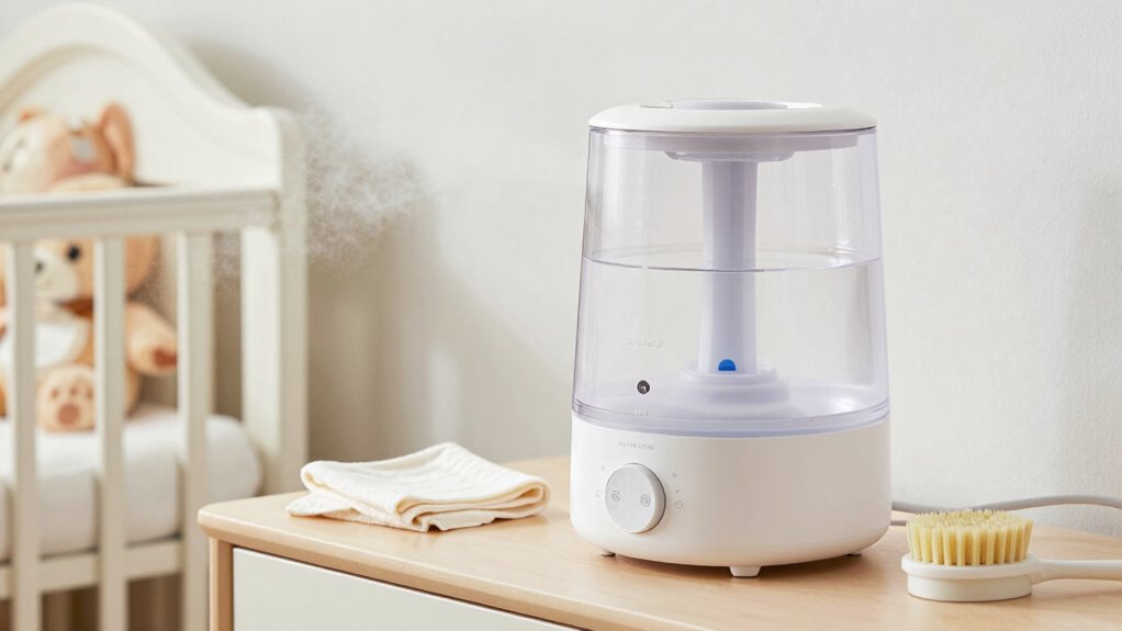clean humidifier regularly