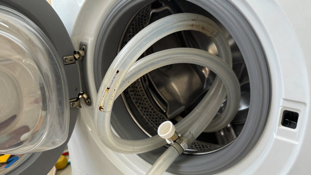 correct drain hose installation