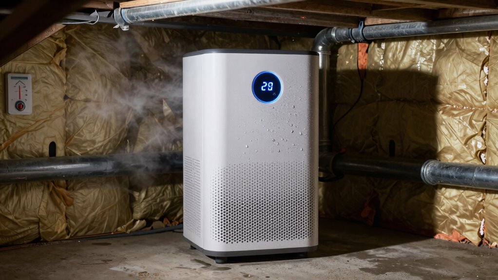 crawlspace dehumidifier selection factors