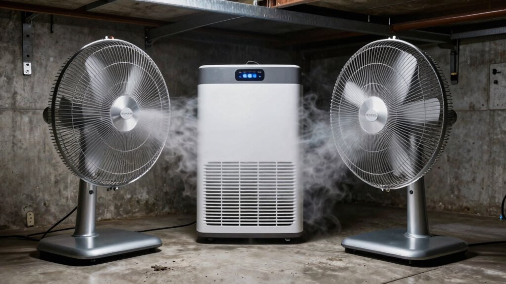 fan and dehumidifier pairing