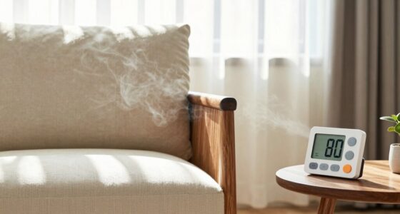 furniture off gassing timeline